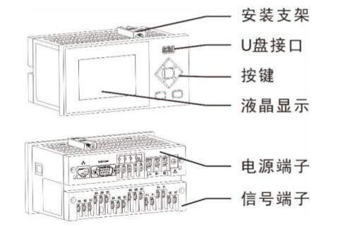 迷你型無紙記錄儀結(jié)構圖
